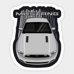 Mustang GT 2013 to 2014 - Silver Sticker